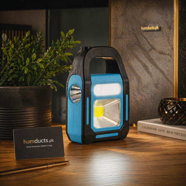 Rechargeable LED Emergency Work Light – Portable 3-in-1 Multi Light Lantern