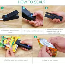 Mini Bag Sealer rechargeable